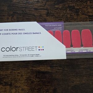 Color Street Subscription Box Nail Strips - Barbados Cherry